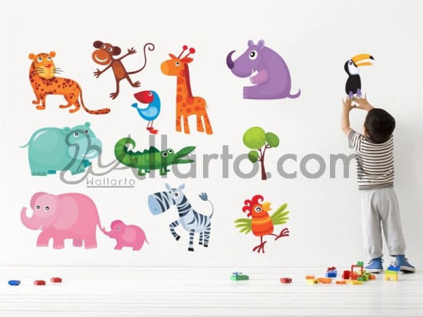 Jungle animals pieces